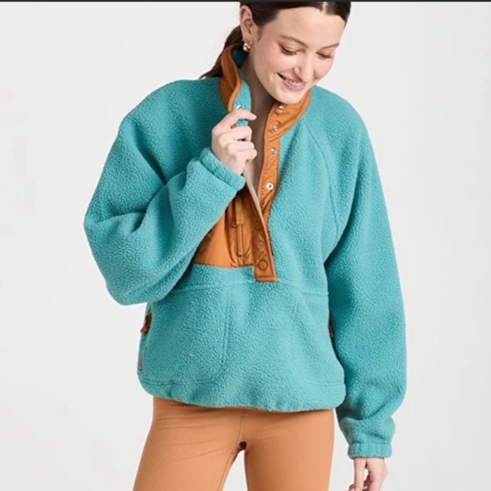 FREE PEOPLE MOVEMENT Hitting The Slope Pullover Mountain Majesty size xsmall - Picture 7 of 14